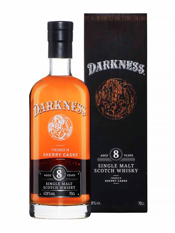DARKNESS 8ans Single Malt 47.8% - 70cl